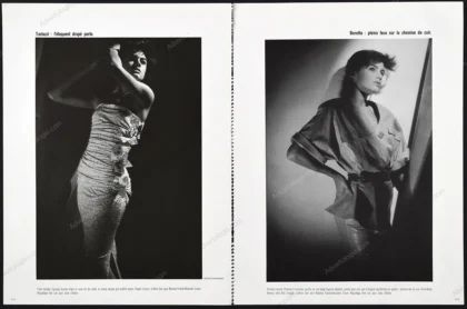 "Lignes de Force" 1985 12-Page Editorial - Alexis Stroukoff