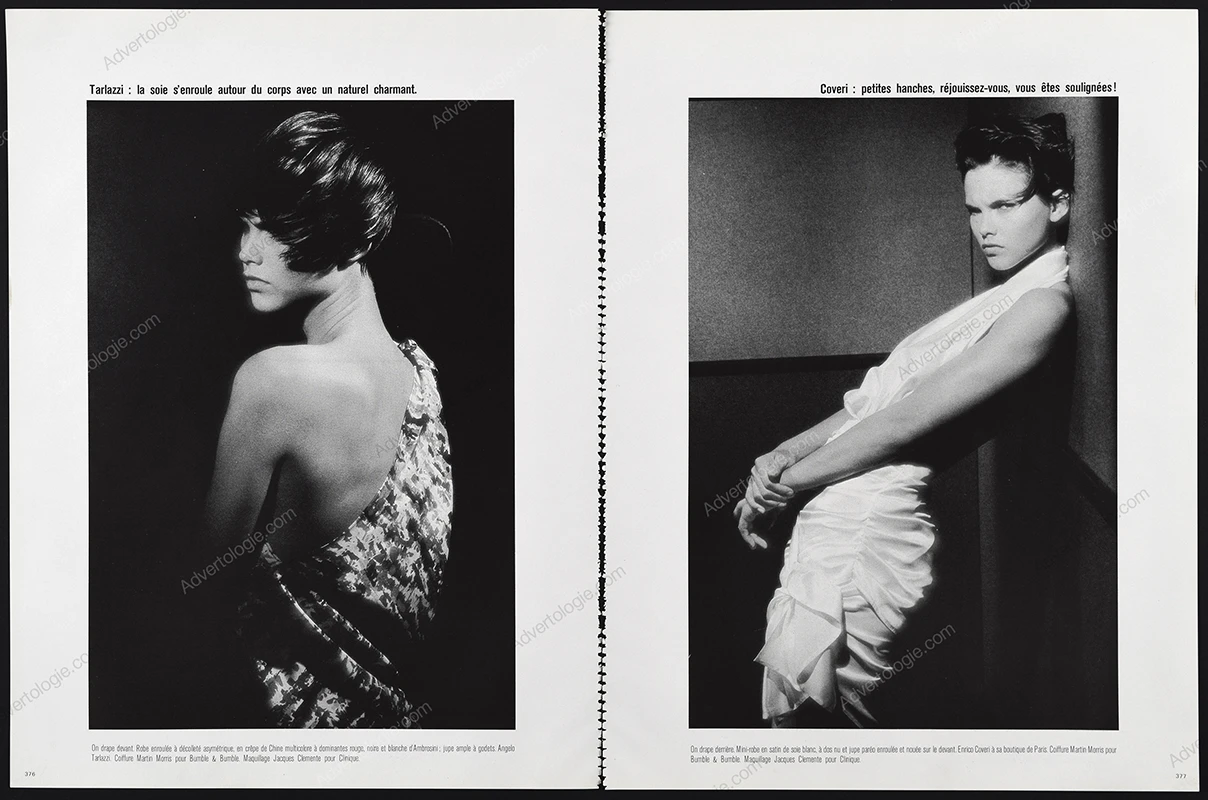 "Lignes de Force" 1985 12-Page Editorial - Alexis Stroukoff