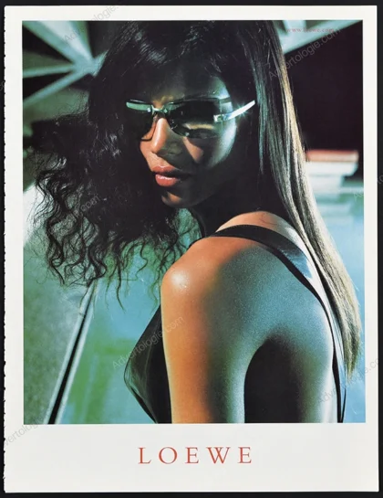 Loewe Eyewear 2001 Print Ad - Raica Oliveira