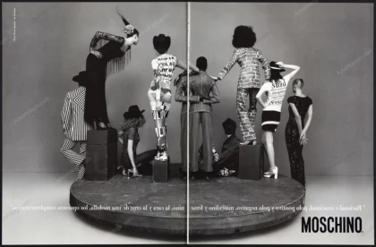 Moschino 1997 Print Ad - Angela Lindvall