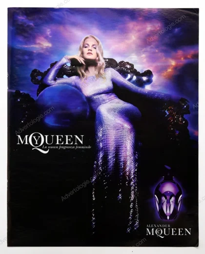 My Queen by Alexander McQueen 2005 Print Ad - Guinevere Van Seenus