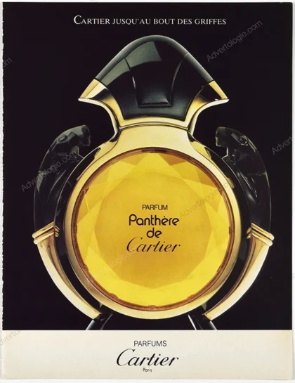 Panthère de Cartier Perfume 1990 Print Ad