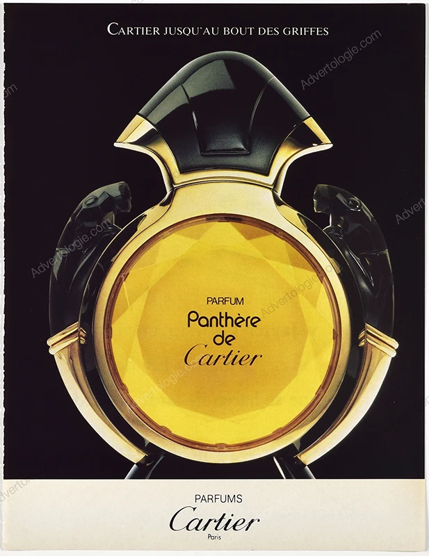 Panthère de Cartier Perfume 1990 Print Ad