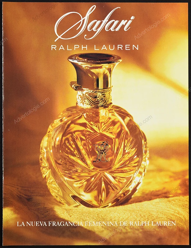 Safari Ralph Lauren Perfume 1995 Print Ad