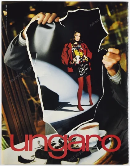 Ungaro 1991 Print Ad - Cynthia Anthonio