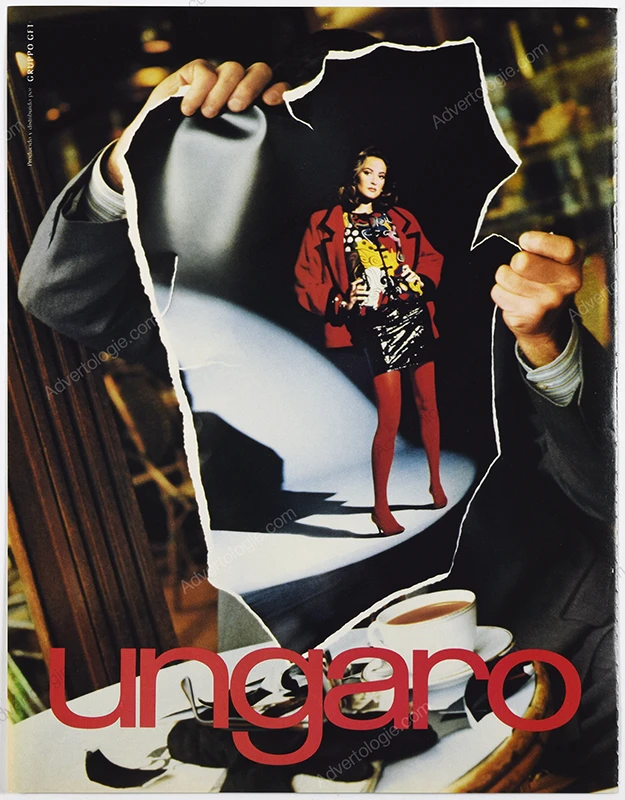 Ungaro 1991 Print Ad - Cynthia Anthonio