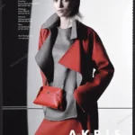 Akris FW 2014-15 Print Ad - Hana Jirickova