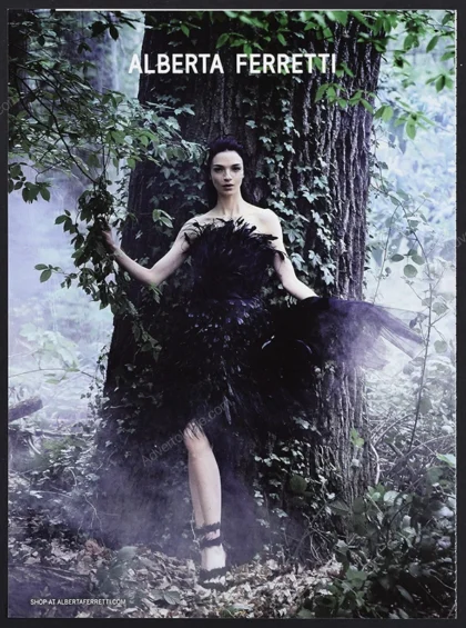 Alberta Ferretti 2014 Print Ad - Mariacarla Boscono, Peter Lindbergh