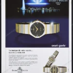 Baume & Mercier Watches 1980 Print Ad