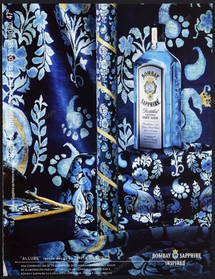 Bombay Sapphire Gin 2006 Print Ad - "Allure"