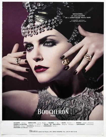 Boucheron Jewelry 2011 Print Ad - Sophie Dahl