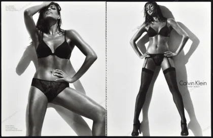 Calvin Klein Underwear 2009 Print Ad - Cindy Crawford