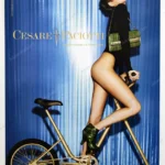 Cesare Paciotti Shoes 2007 Print Ad - Anja Rubik