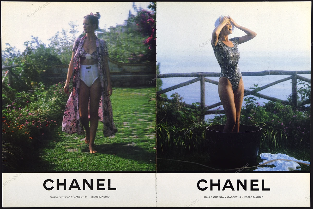Chanel 1993 Print Ad - Claudia Schiffer