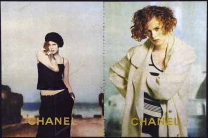 Chanel 1998 Print Ad - Karen Elson