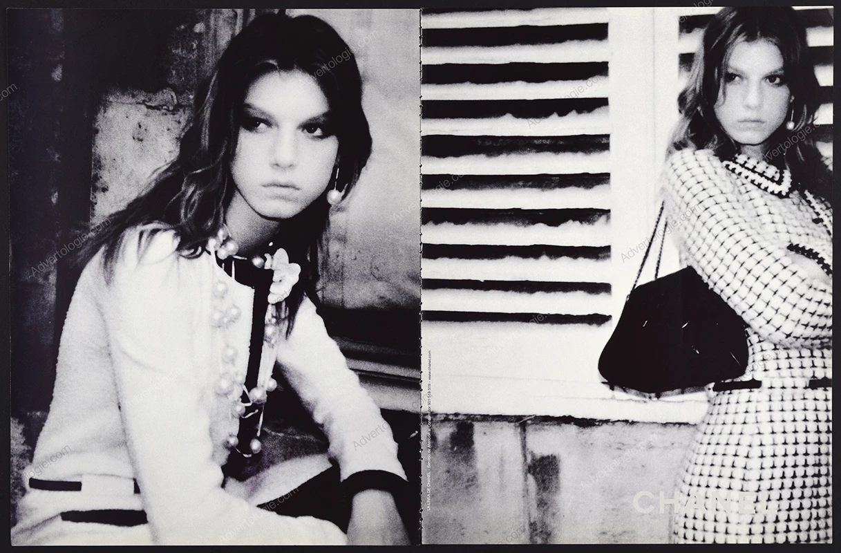 Chanel 2000 Print Ad - Angela Lindvall