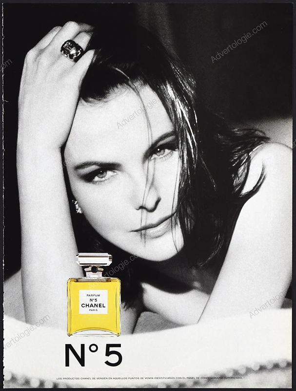 Chanel N°5 Perfume 1998 Print Ad - Carole Bouquet, Dominique Issermann