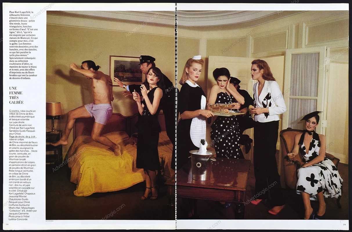 "Départ Grandes Lignes" 1979 24-Page Editorial - Guy Bourdin