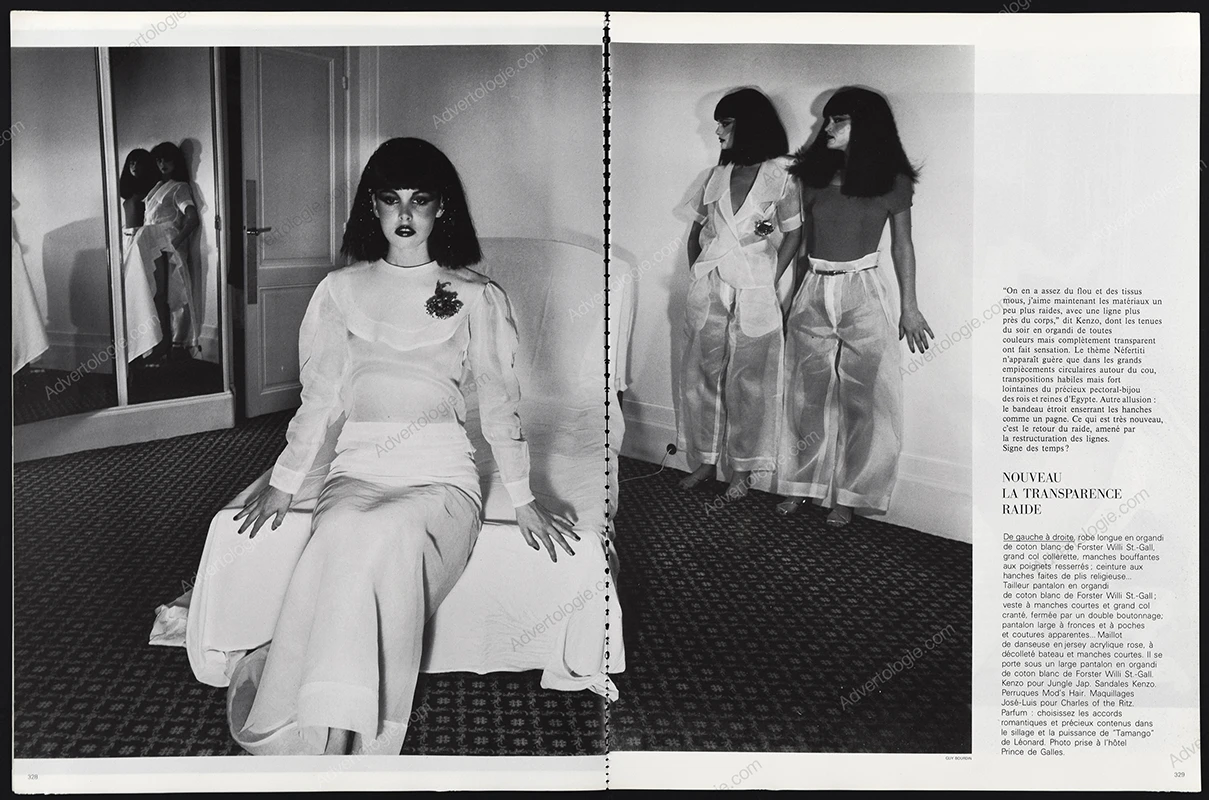 "Départ Grandes Lignes" 1979 24-Page Editorial - Guy Bourdin