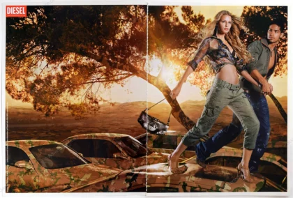 Diesel Camouflage World 2006 3-Page Print Ad