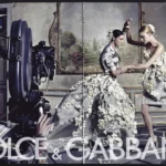 Dolce & Gabbana 2009 Print Ad - Mariacarla Boscono, Caroline Trentini