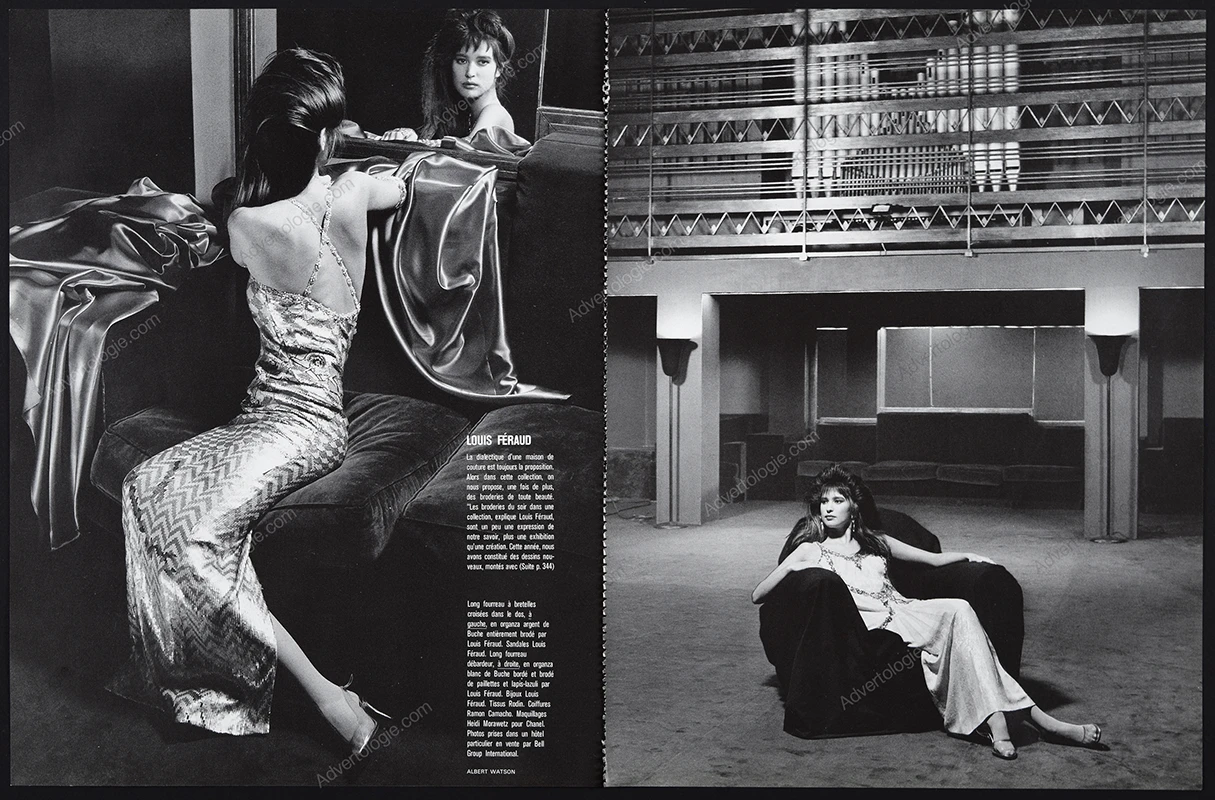 "Elues 86" 1986 15-Page Editorial - Albert Watson