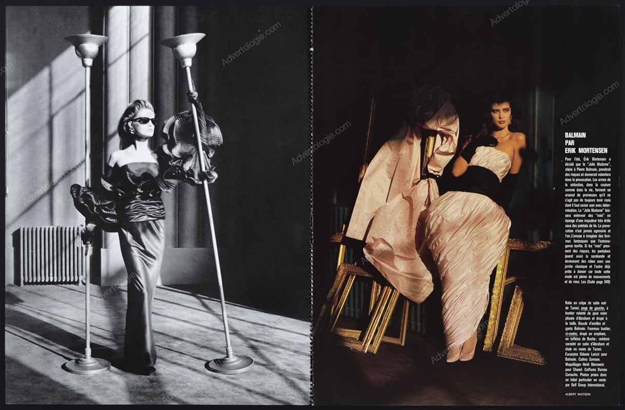 "Elues 86" 1986 15-Page Editorial - Albert Watson