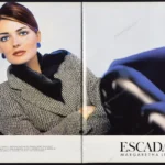 Escada Margaretha Ley 1996 Print Ad - Paulina Porizkova
