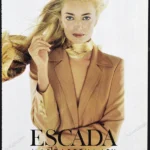 Escada Margaretha Ley 1998 Print Ad - Paulina Porizkova