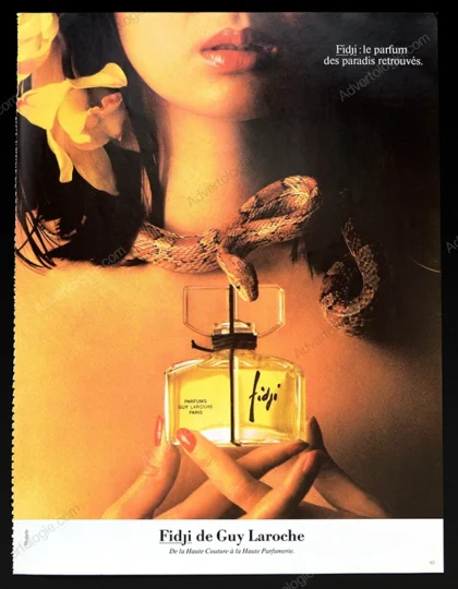 Fidji de Guy Laroche Perfume 1981 Print Ad