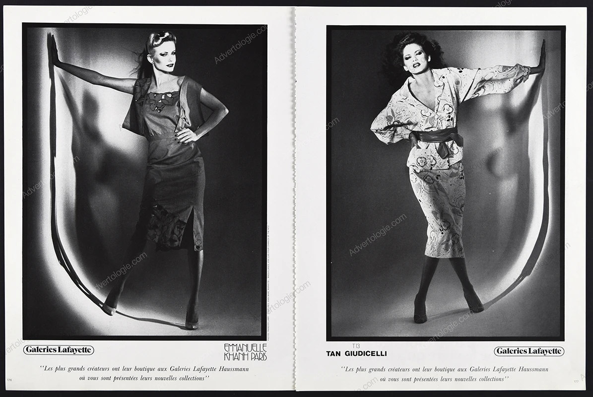 Galeries Lafayette 1979 7-Page Advertorial - Gia Carangi