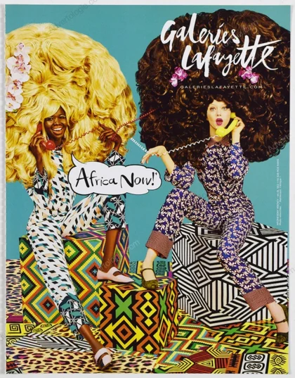 Galeries Lafayette 2017 Print Ad - “Africa Now!”