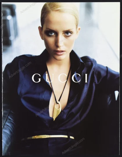 Gucci 1996 8-Page Magazine Insert Ad - Georgina Grenville, Mario Testino