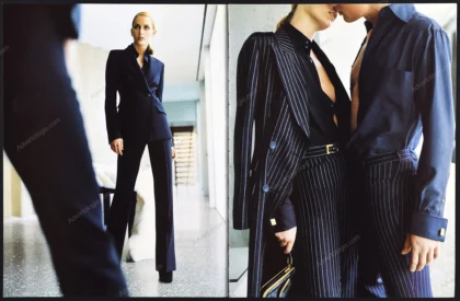 Gucci 1996 8-Page Magazine Insert Ad - Georgina Grenville, Mario Testino