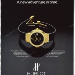 Hublot Watches 1985 Print Ad