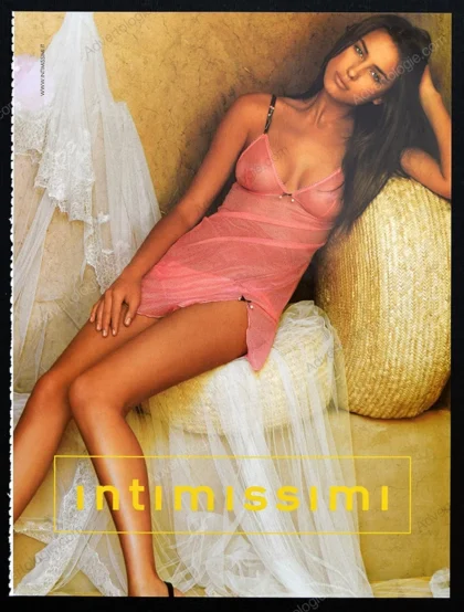 Intimissimi Lingerie 2007 3-Page Print Ad - Irina Shayk