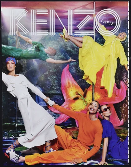 Kenzo 2019 Print Ad - David Lachapelle
