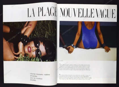 "La Plage: Nouvelle Vague"1987 14-Page Fashion Editorial - Guy Bourdin