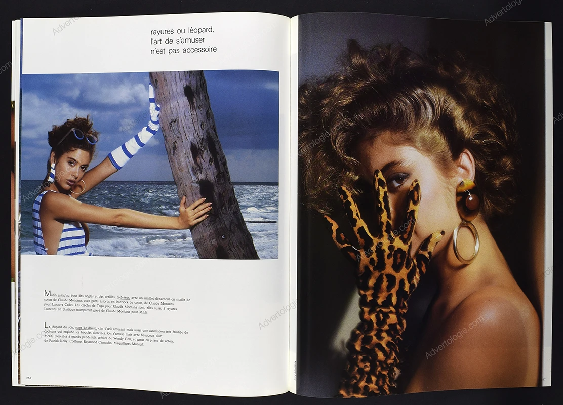 "La Plage: Nouvelle Vague"1987 14-Page Fashion Editorial - Guy Bourdin