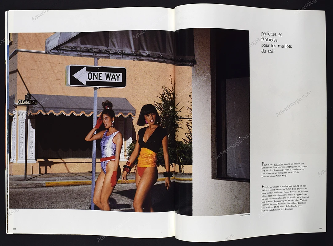 "La Plage: Nouvelle Vague"1987 14-Page Fashion Editorial - Guy Bourdin