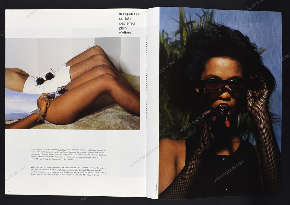 "La Plage: Nouvelle Vague"1987 14-Page Fashion Editorial - Guy Bourdin