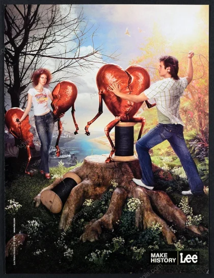 Lee Jeans 2006 Print Ad - "Hearts"