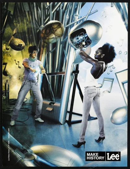 Lee Jeans 2006 Print Ad - "Notes"