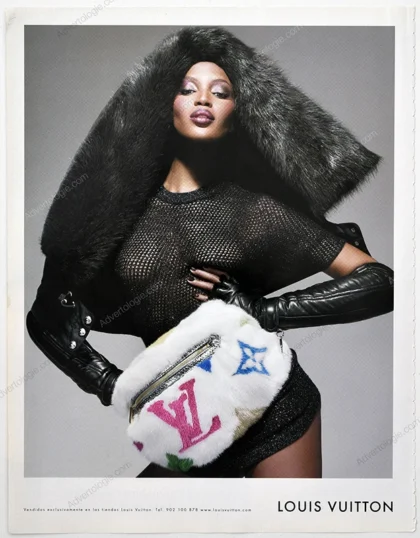 Louis Vuitton 2006 Print Ad - Naomi Campbell