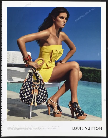Louis Vuitton Cruise 2009 Print Ad - Isabeli Fontana