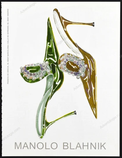 Manolo Blahnik Shoes 2018 Print Ad