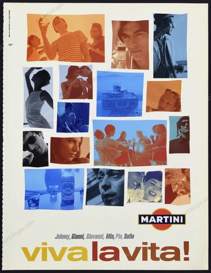 Martini 2001 Print Ad - "Viva la vita!"