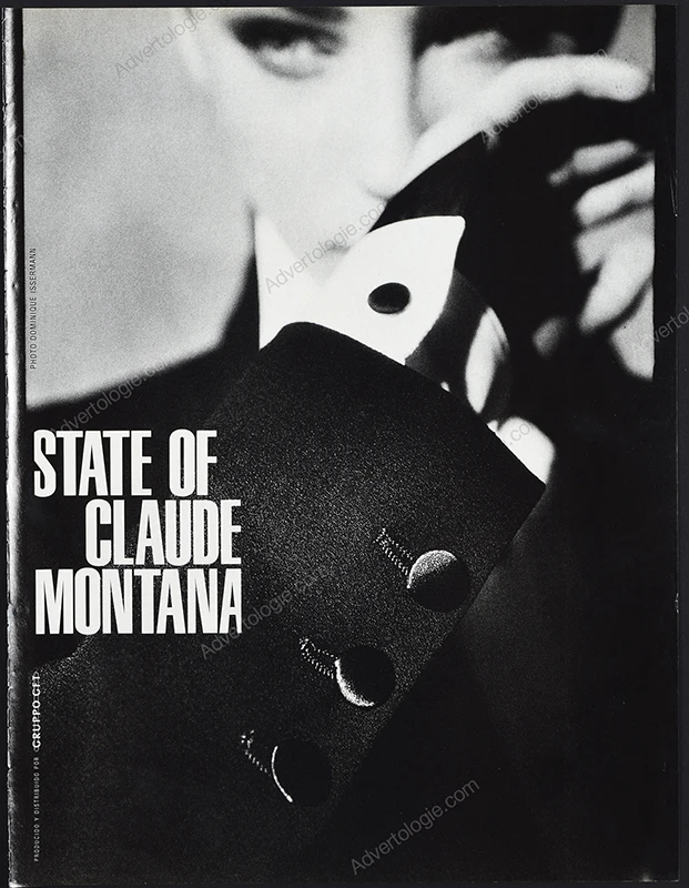 State of Claude Montana 1996 Print Ad - Dominique Issermann