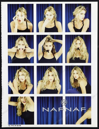 Naf Naf 2000 Print Ad - Estella Warren
