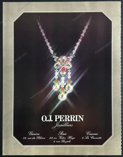 O.J. Perrin Jewelry 1980 Print Ad